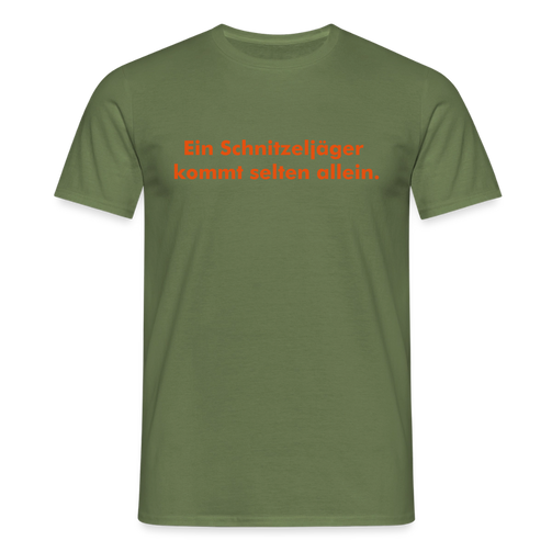 Ein Schnitzeljäger kommt selten allein. - Militärgrün