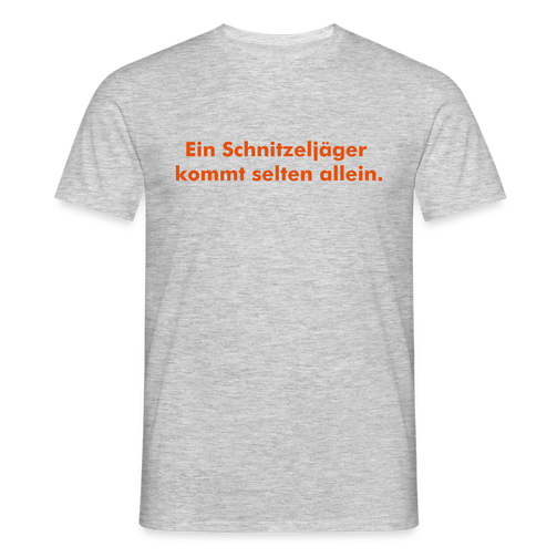 Ein Schnitzeljäger kommt selten allein. - Grau meliert