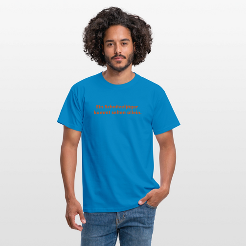 Ein Schnitzeljäger kommt selten allein. - Royalblau