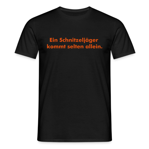 Ein Schnitzeljäger kommt selten allein. - Schwarz