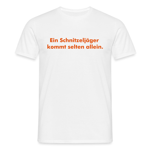 Ein Schnitzeljäger kommt selten allein. - Weiß