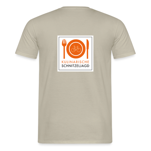Team Kuschnija Männer -T-Shirt - Sandbeige