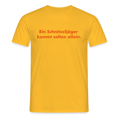 Ein Schnitzeljäger kommt selten allein. - Gelb